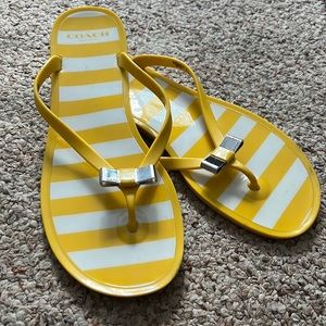 Coach Flip Flops, size 10, Womens